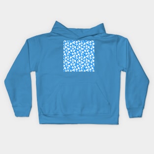 Skull Burial Ground Blue Kids Hoodie